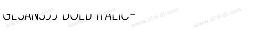 GEsans55 Bold Italic字体转换